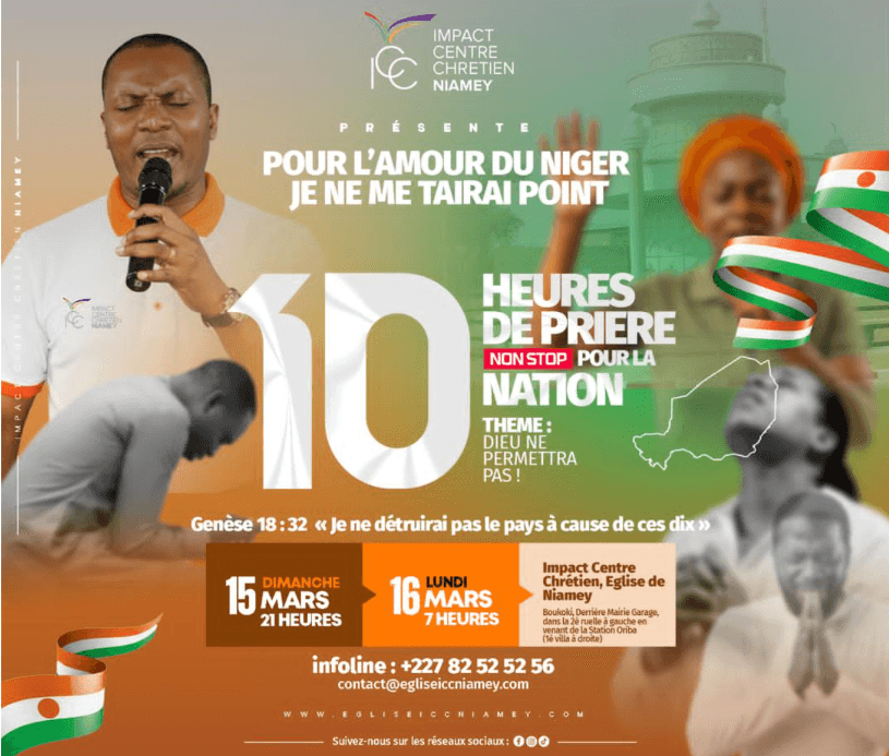 10 Heures de Prière pour la Nation